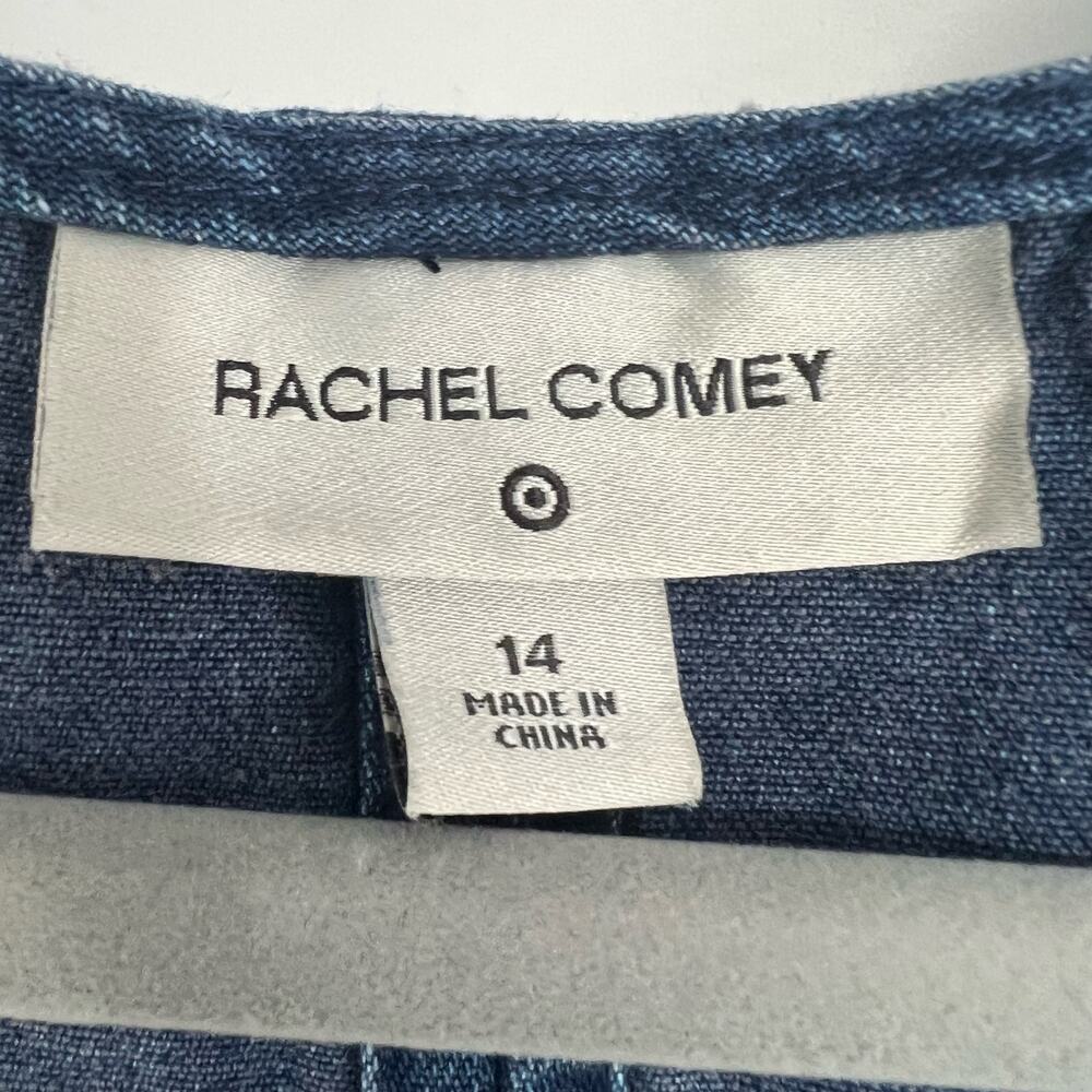 Rachel Comey X Target Denim Sleeveless Jumpsuit Women's Size 14 Blue 100% Cotton - Picture 9 of 11